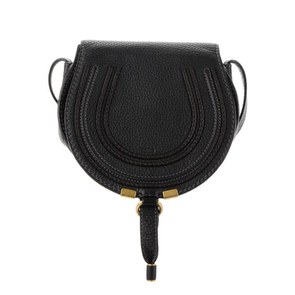Chloe Calfskin Mini Marcie Round Crossbody Bag Black 1 of 8