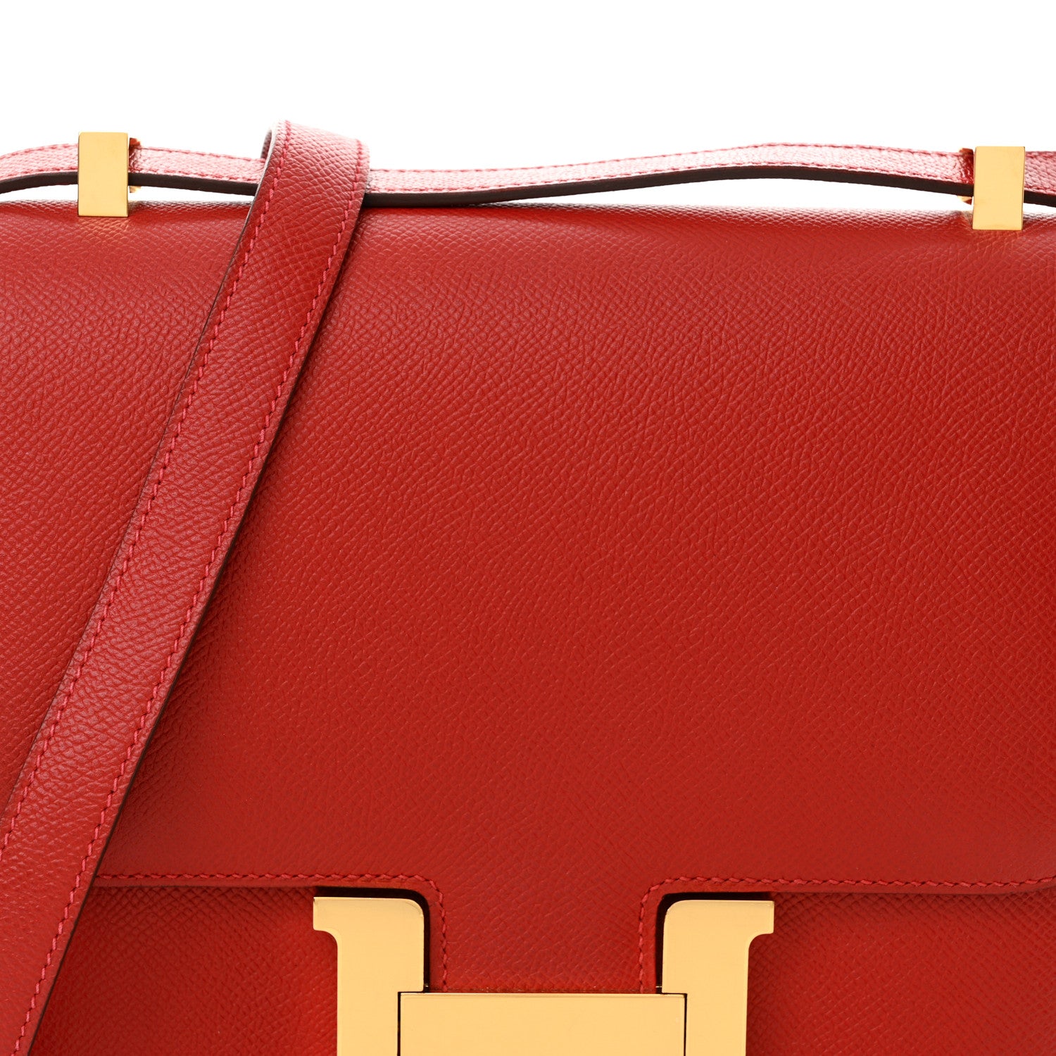 Hermes Epsom Constance 24 Rouge Casaque 9 of 11