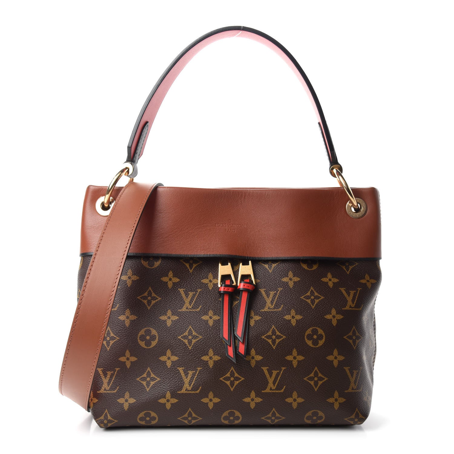 Louis Vuitton Monogram Tuileries Besace Caramel Rouge 1 of 10