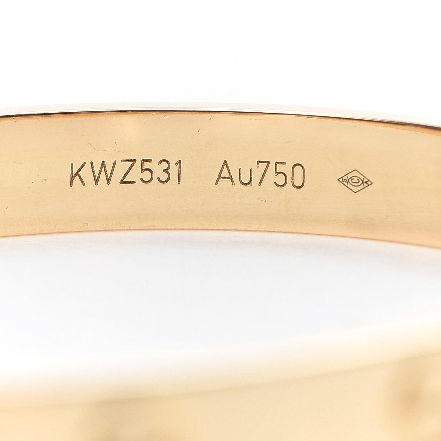 Cartier 18K Yellow Gold LOVE Bracelet 17 4 of 7