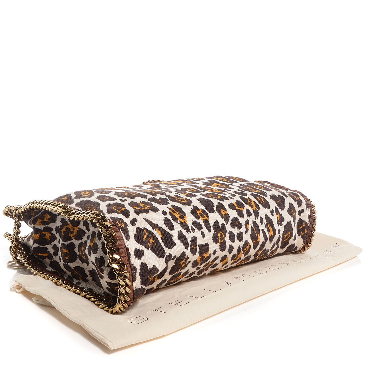 Linen Leopard Small Falabella Tote