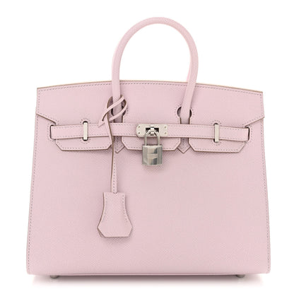 Hermes Epsom Birkin Sellier 25 Mauve Pale 1 of 11
