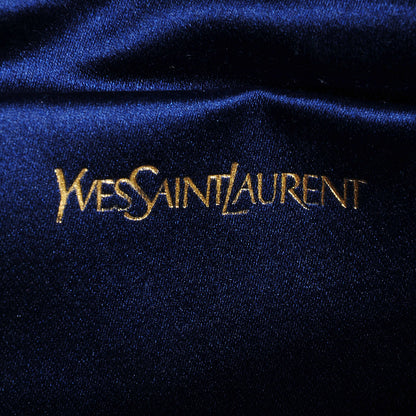 Saint Laurent Textured Patent Belle De Jour Clutch Large Royal Blue 5 of 6