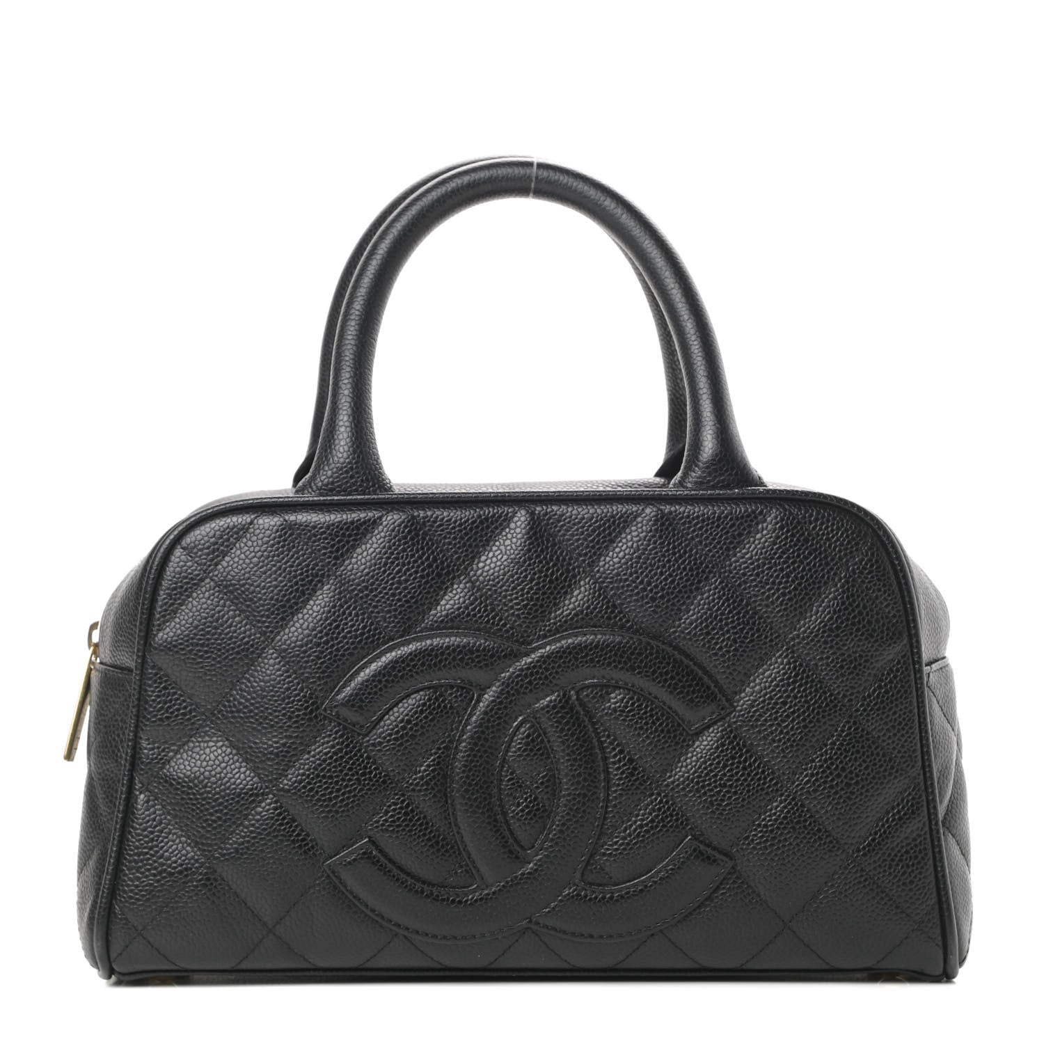 Chanel Caviar Quilted Small Bowler Black 1 of 16