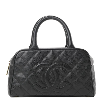 Chanel Caviar Quilted Small Bowler Black 1 of 16