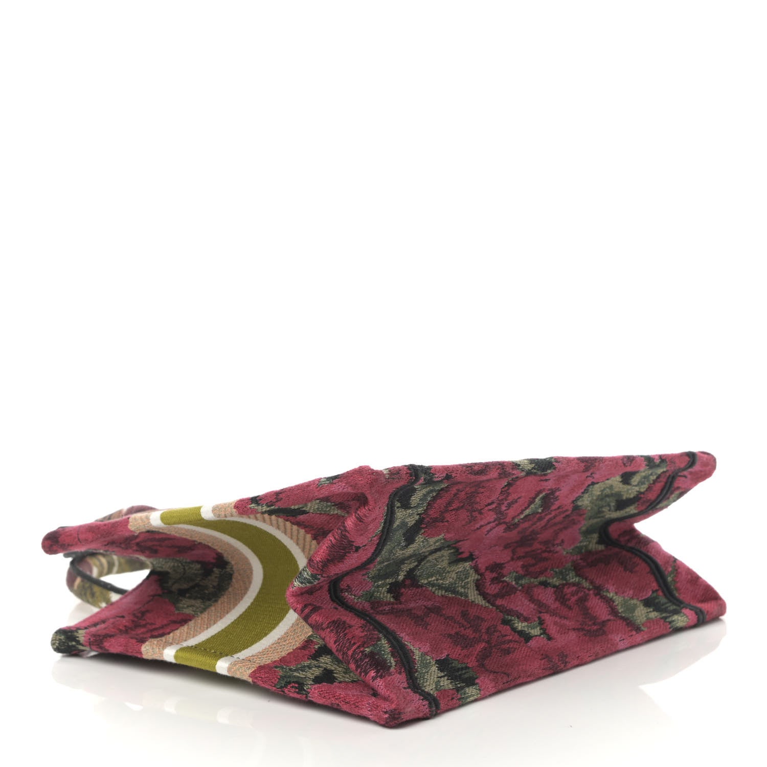 Christian Dior Canvas Embroidered Floral Book Tote Multicolor 4 of 10