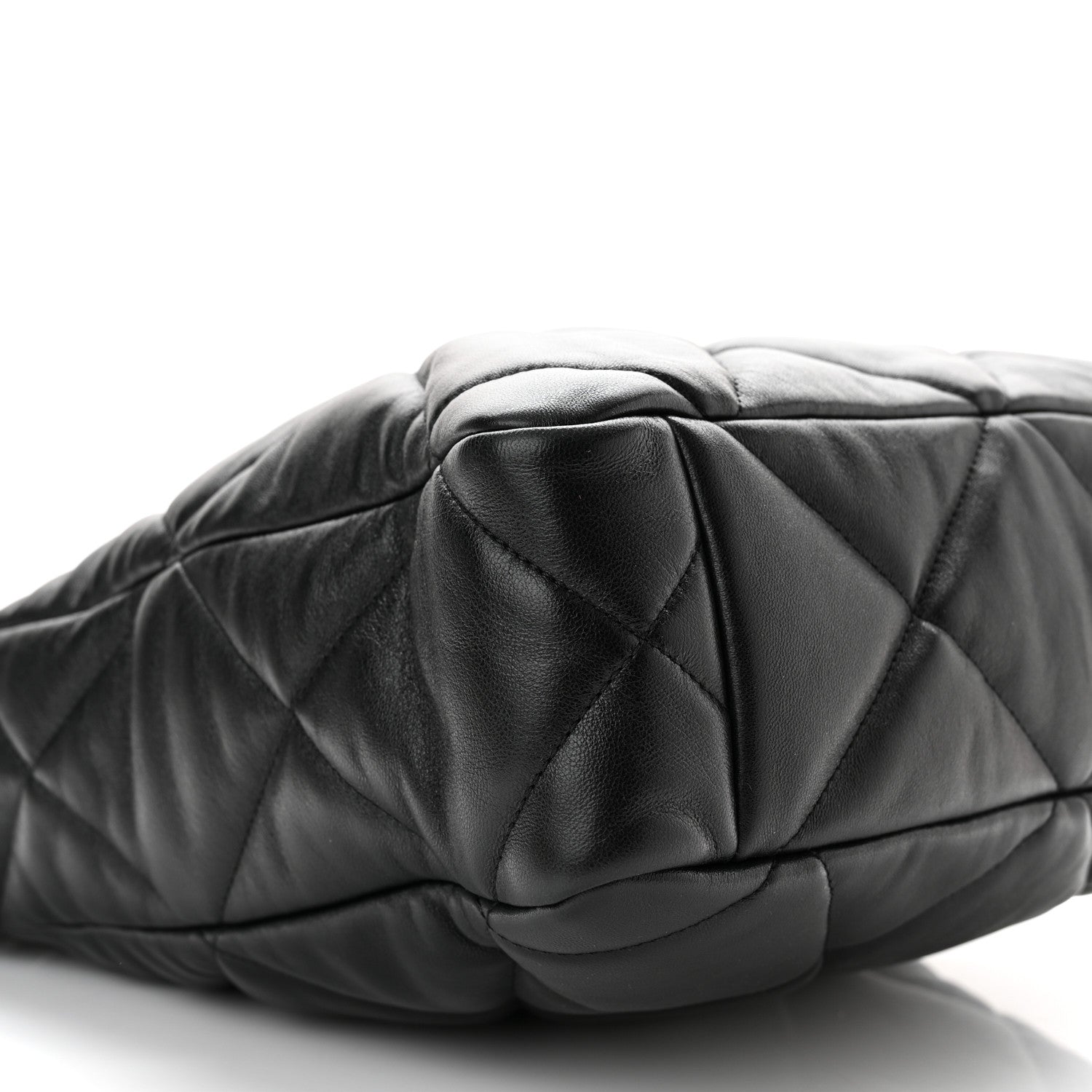 Chanel Lambskin Quilted Chanel 19 Shopping Bag Black 9 of 11