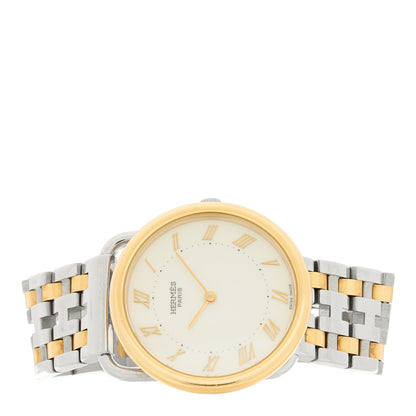 Hermes Stainless Steel 33mm Arceau Clipper Quartz Watch Gold 2 of 4