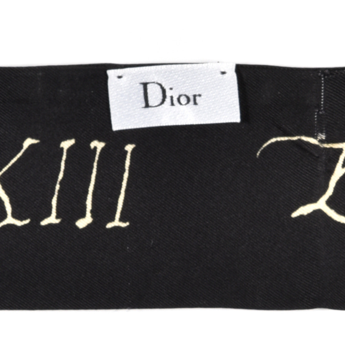 Silk Tarot Card Death Scarf Mitzah Black Multicolor