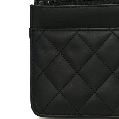 Chanel Calfskin Quilted Cambon Wallet On Chain WOC Black 12 of 13
