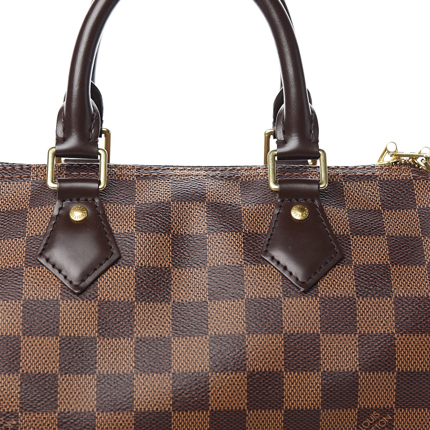 Louis Vuitton Damier Ebene Speedy Bandouliere 25 10 of 10