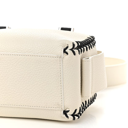 Delvaux Grained Calfskin Mini Cool Box Satchel Ivory 9 of 10