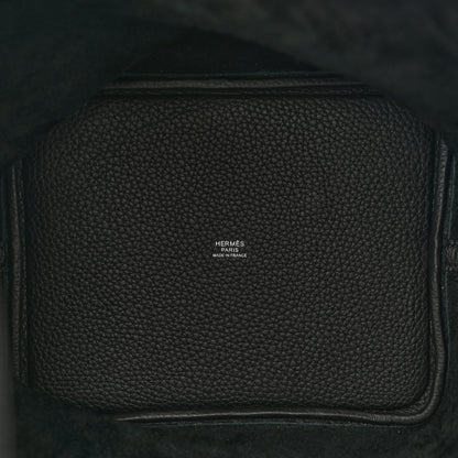 Hermes Taurillon Clemence Picotin Lock 22 MM Black 5 of 12