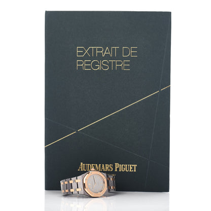 Audemars Piguet Tantalum 18K Rose Gold 30mm Royal Oak Automatic Watch Grey 5 of 5