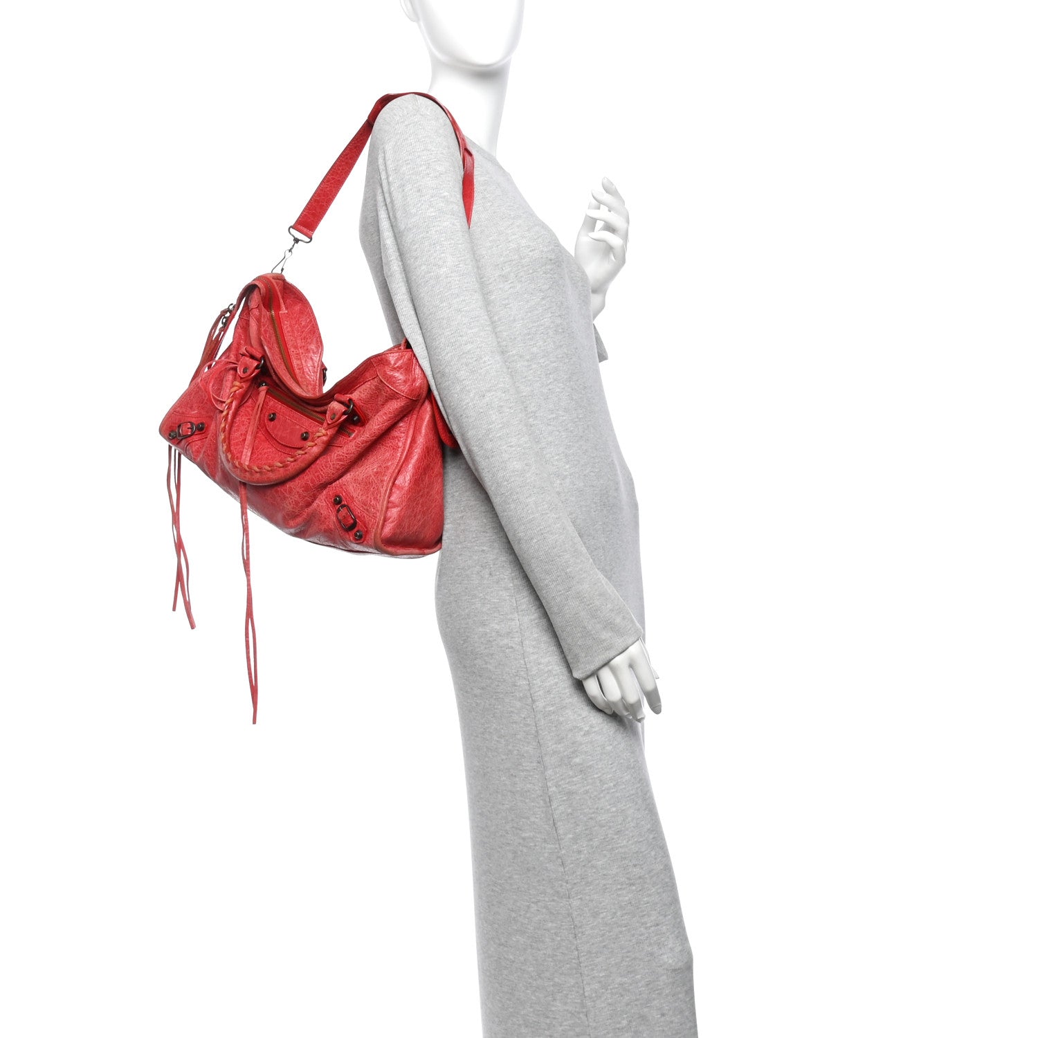 Balenciaga Agneau Classic Hardware City Rouge Cardinal 2 of 12