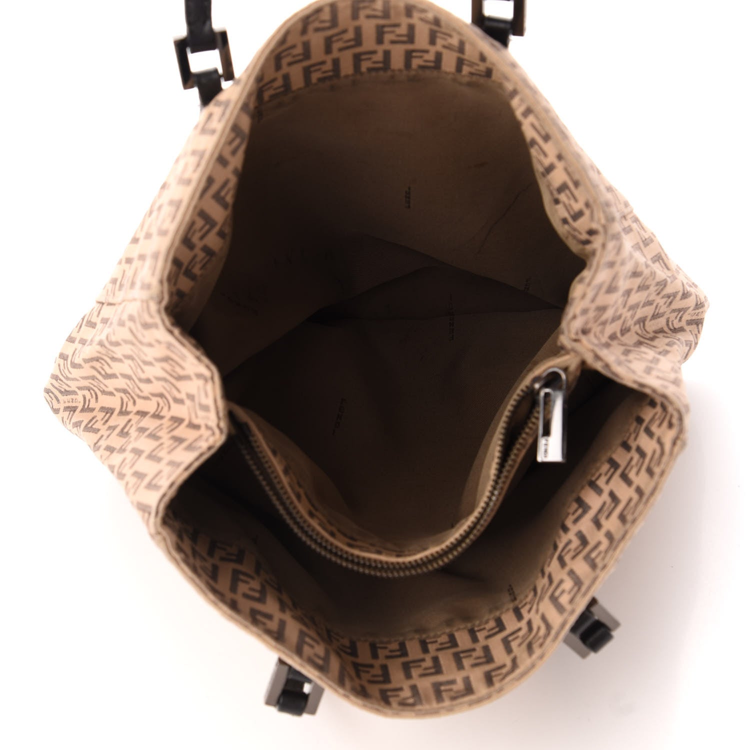 Fendi Zucchino Tote Beige 5 of 8