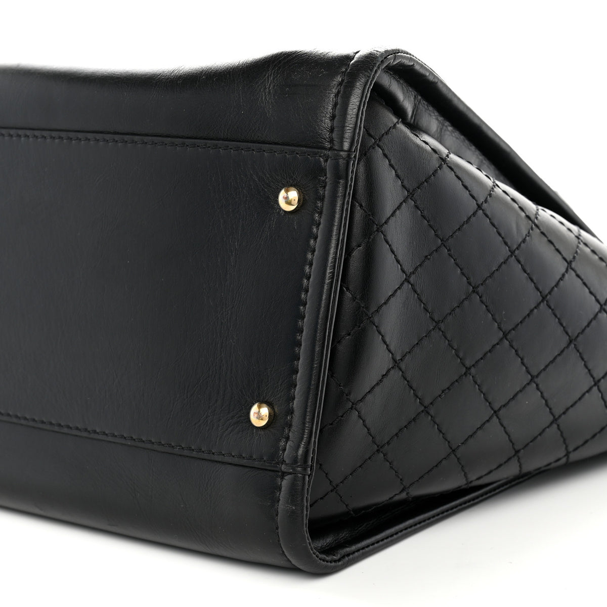 Chanel Calfskin Tweed Medium Deauville Tote Black Multicolor 11 of 13
