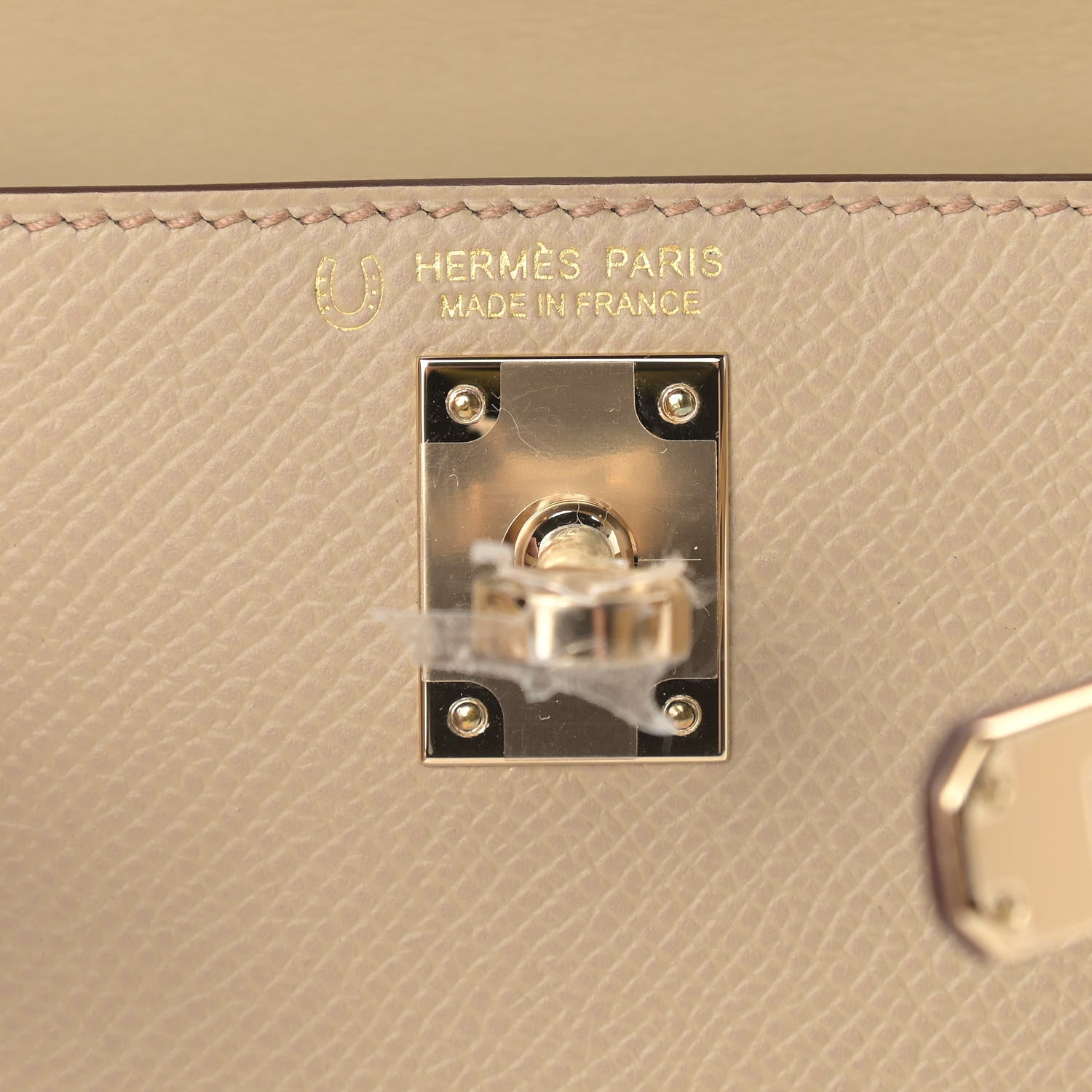 Hermes Epsom Horseshoe Mini Kelly Sellier 20 Trench Craie 5 of 9