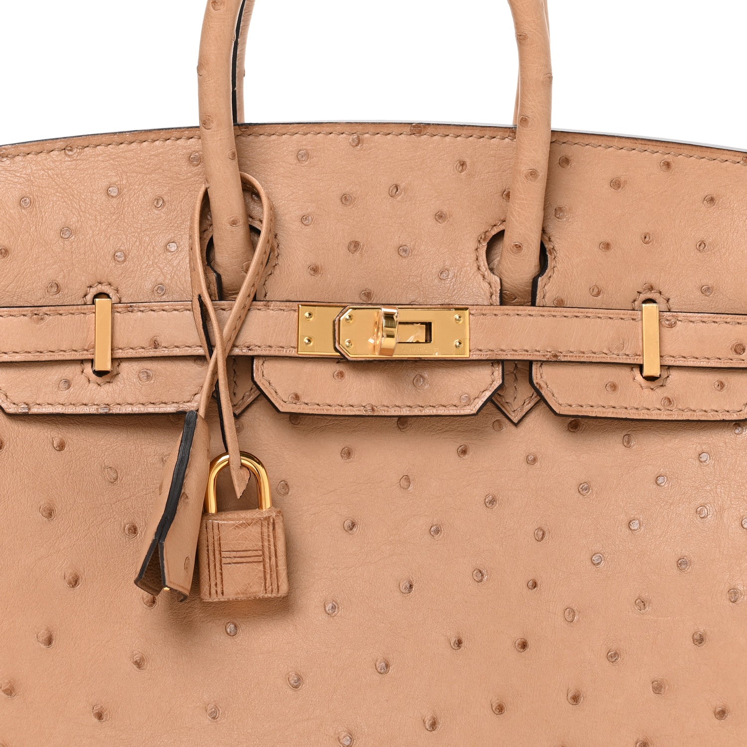 Hermes Ostrich Birkin 25 Chai 7 of 10