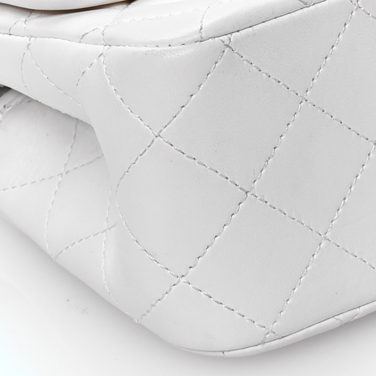 Chanel Lambskin Quilted Mini Pearl Crush Flap White 9 of 14