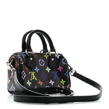 Louis Vuitton LV x TM Monogram Multicolor Nano Speedy Black 3 of 11