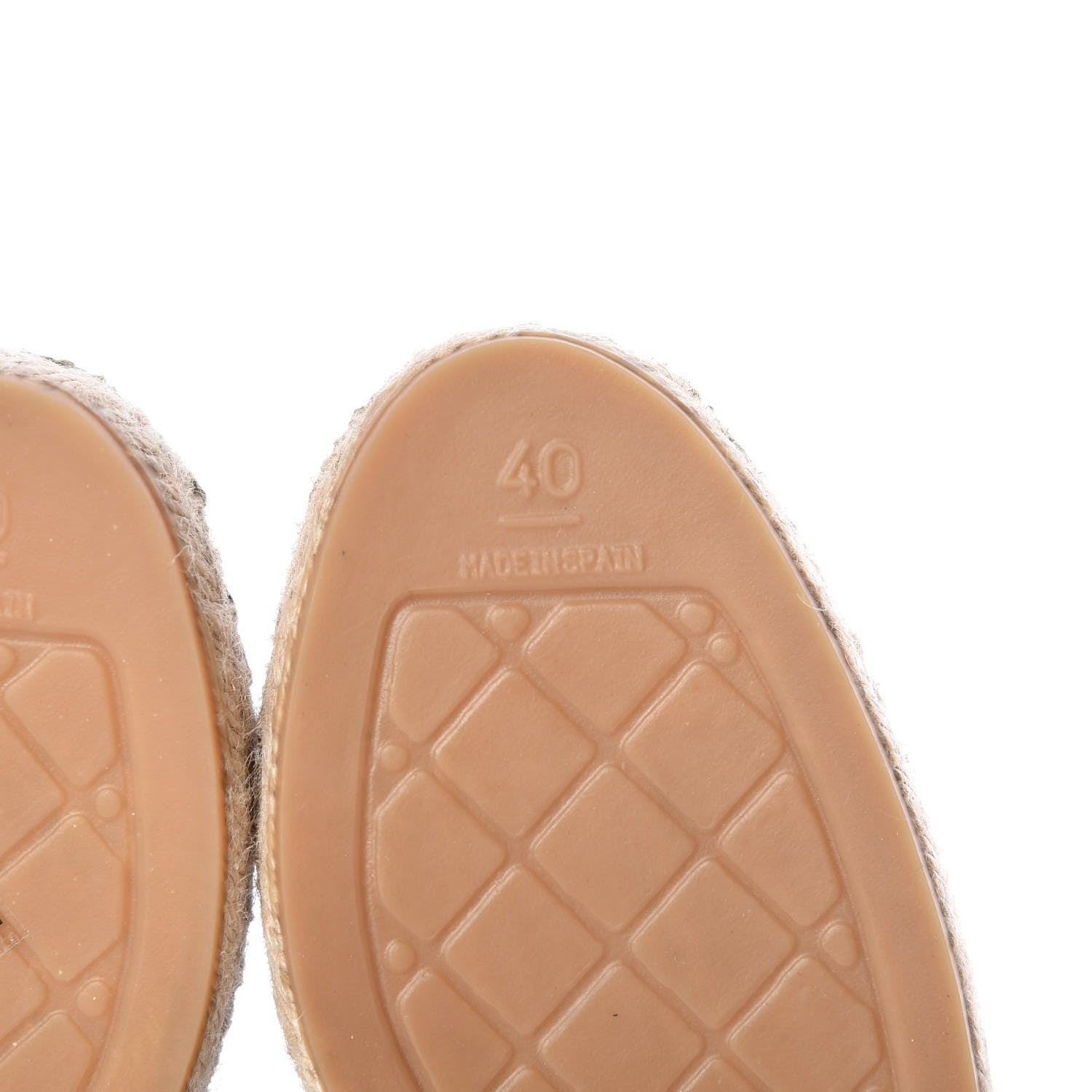 Chanel Fabric Biarritz CC Espadrilles 40 Blue Green 7 of 8