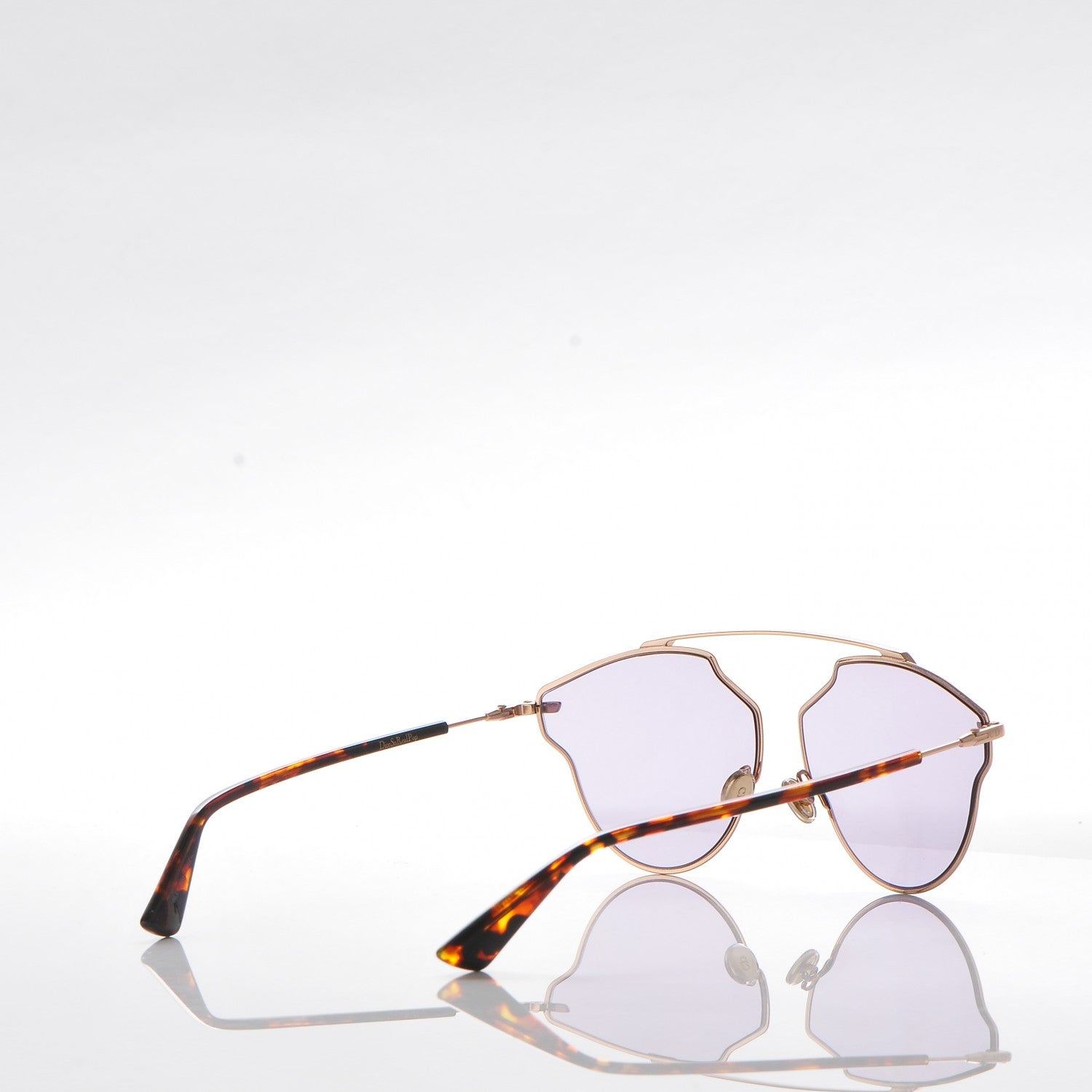 Christian Dior So Real Pop Sunglasses Rose Gold Purple 4 of 9
