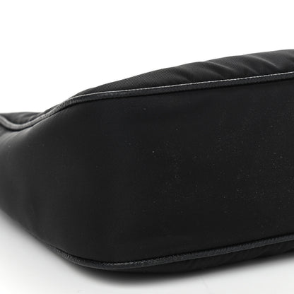 Prada Nylon Re-Edition 2005 Shoulder Bag Black 8 of 12