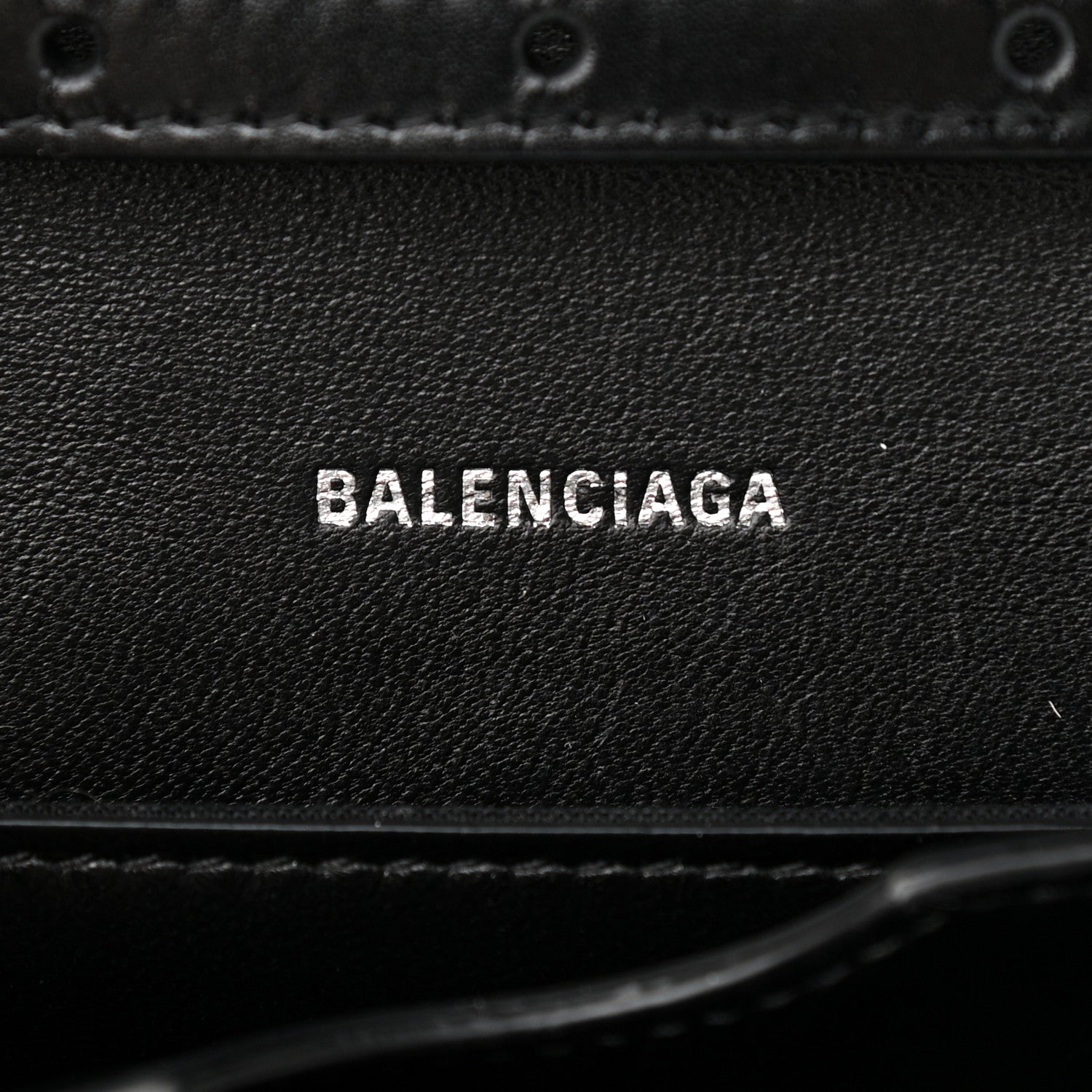 Balenciaga Shiny Box Calfskin Small B Bag Black 6 of 11