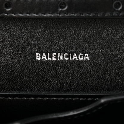 Balenciaga Shiny Box Calfskin Small B Bag Black 6 of 11