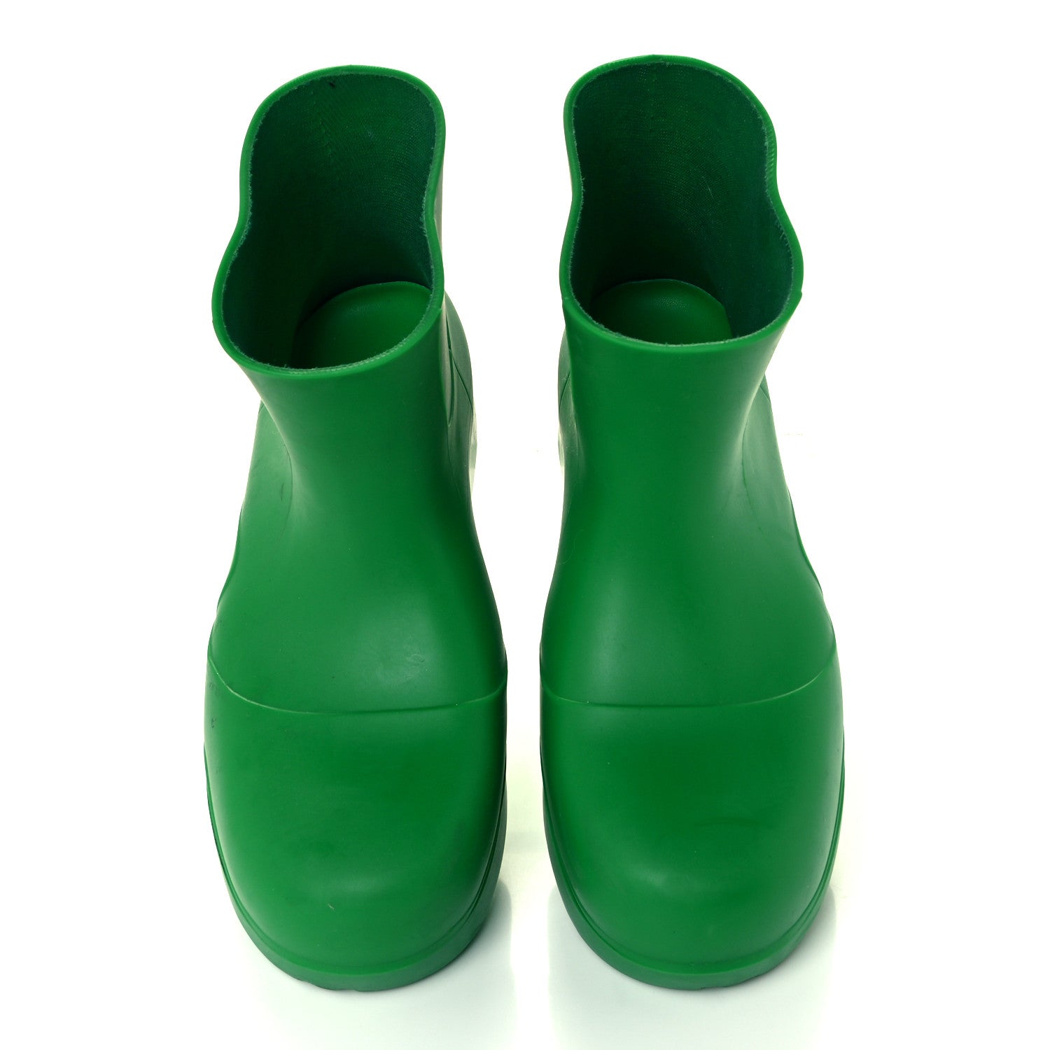 Bottega Veneta Rubber Puddle Ankle Boots 37 Grass 5 of 10