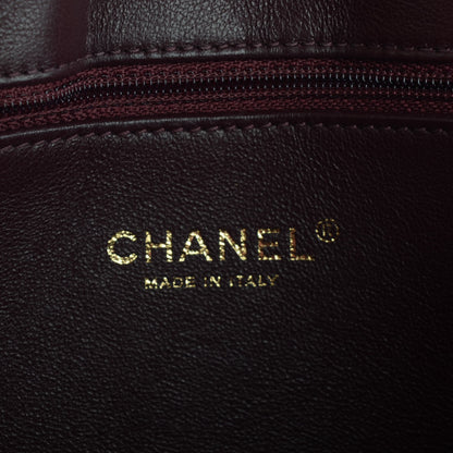Chanel Sheepskin Quilted Large Beauty Lock Flap Black 6 of 7
