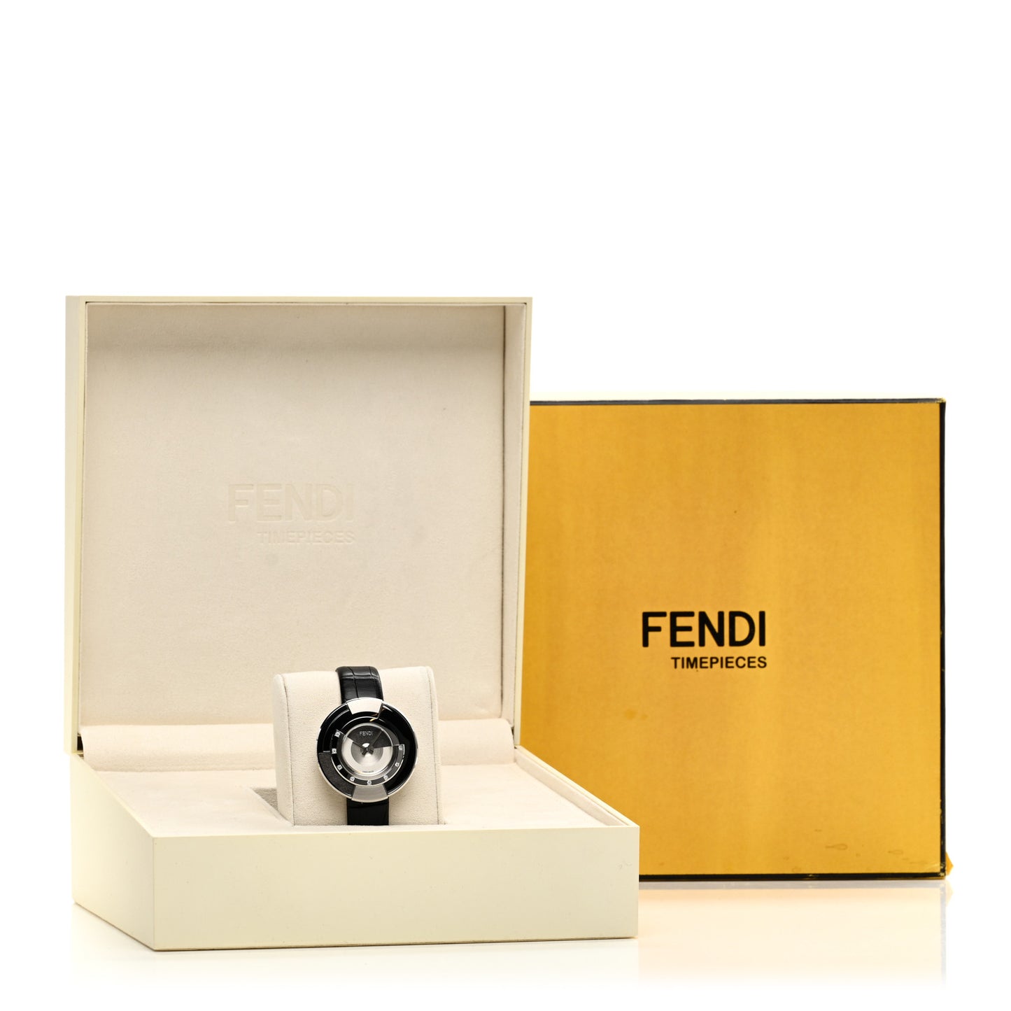Stainless Steel Alligator Diamond 38mm Policromia Quartz Watch