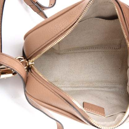 Gucci Pebbled Calfskin Small Soho Disco Bag Rose Beige 4 of 11