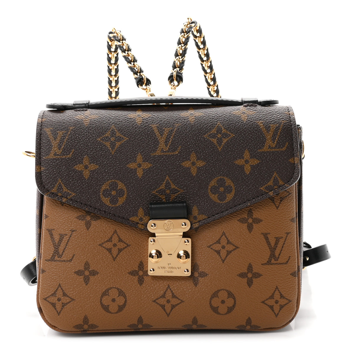 Reverse Monogram Pochette Metis Backpack