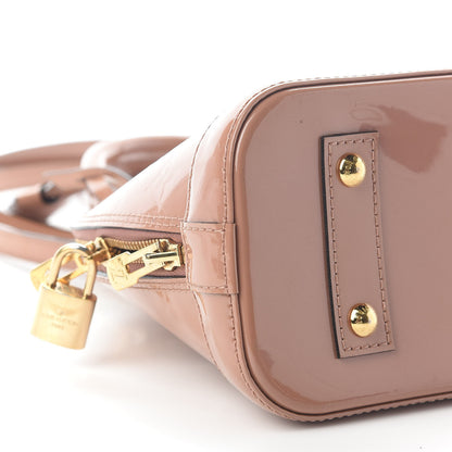 Louis Vuitton Vernis Alma BB Rose Velours 8 of 9