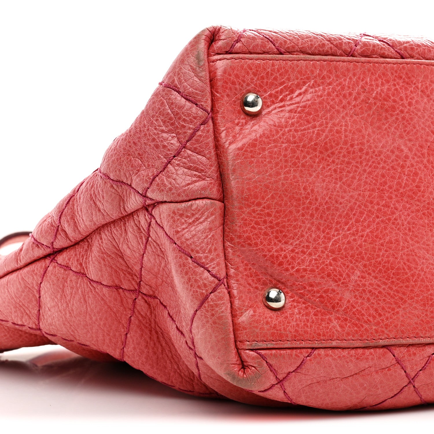 Chanel Glazed Calfskin Large On The Road Tote Pink 9 of 11
