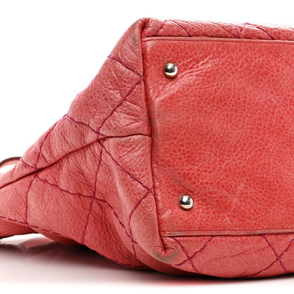 Chanel Glazed Calfskin Large On The Road Tote Pink 9 of 11