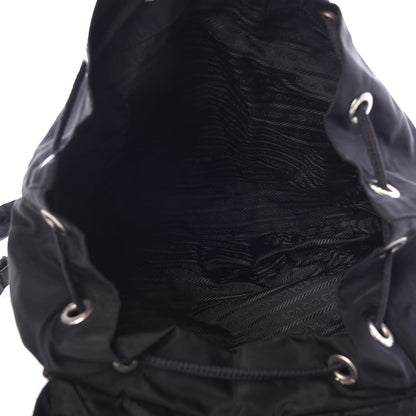 Prada Nylon Vela Medium Backpack Black 7 of 17
