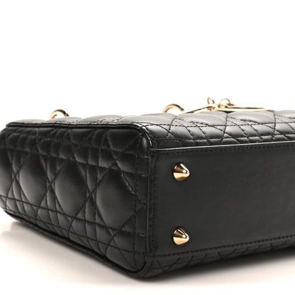 Christian Dior Lambskin Cannage Small My ABCDior Lady Dior Black 8 of 9