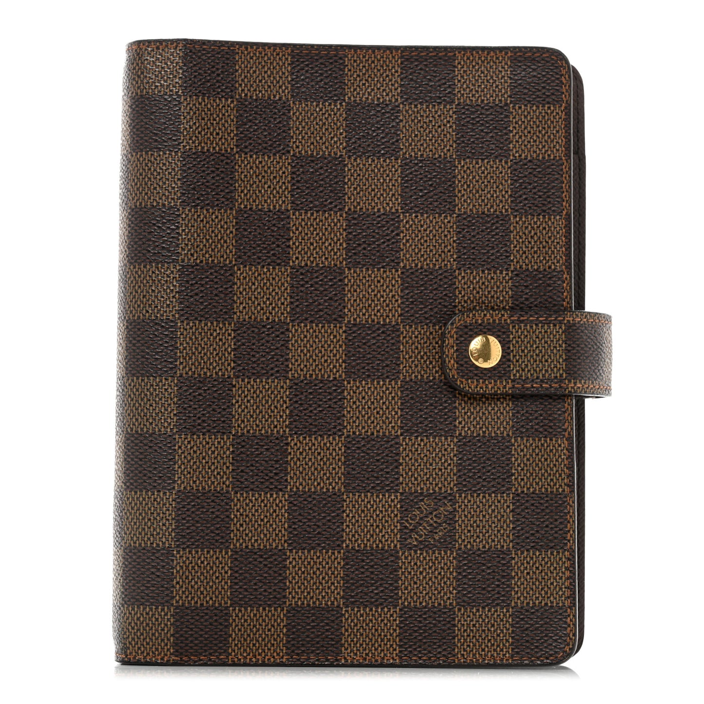 Damier Ebene Medium Ring Agenda Cover