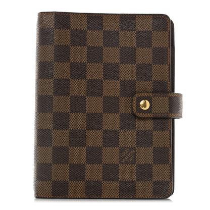 Louis Vuitton Damier Ebene Medium Ring Agenda Cover 1 of 11