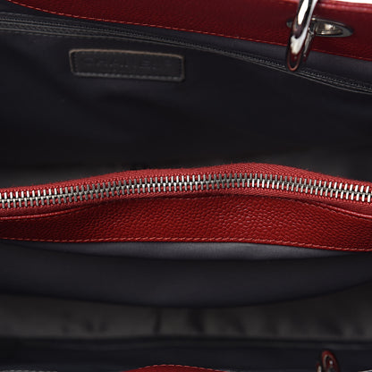 Chanel Caviar Quilted XL Grand Shopping Tote GST Red 9 of 14