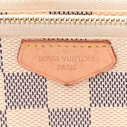 Louis Vuitton Damier Azur Double Zip Pochette 11 of 15