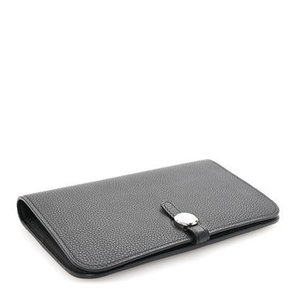 Hermes Togo Dogon Duo Wallet Black 5 of 9