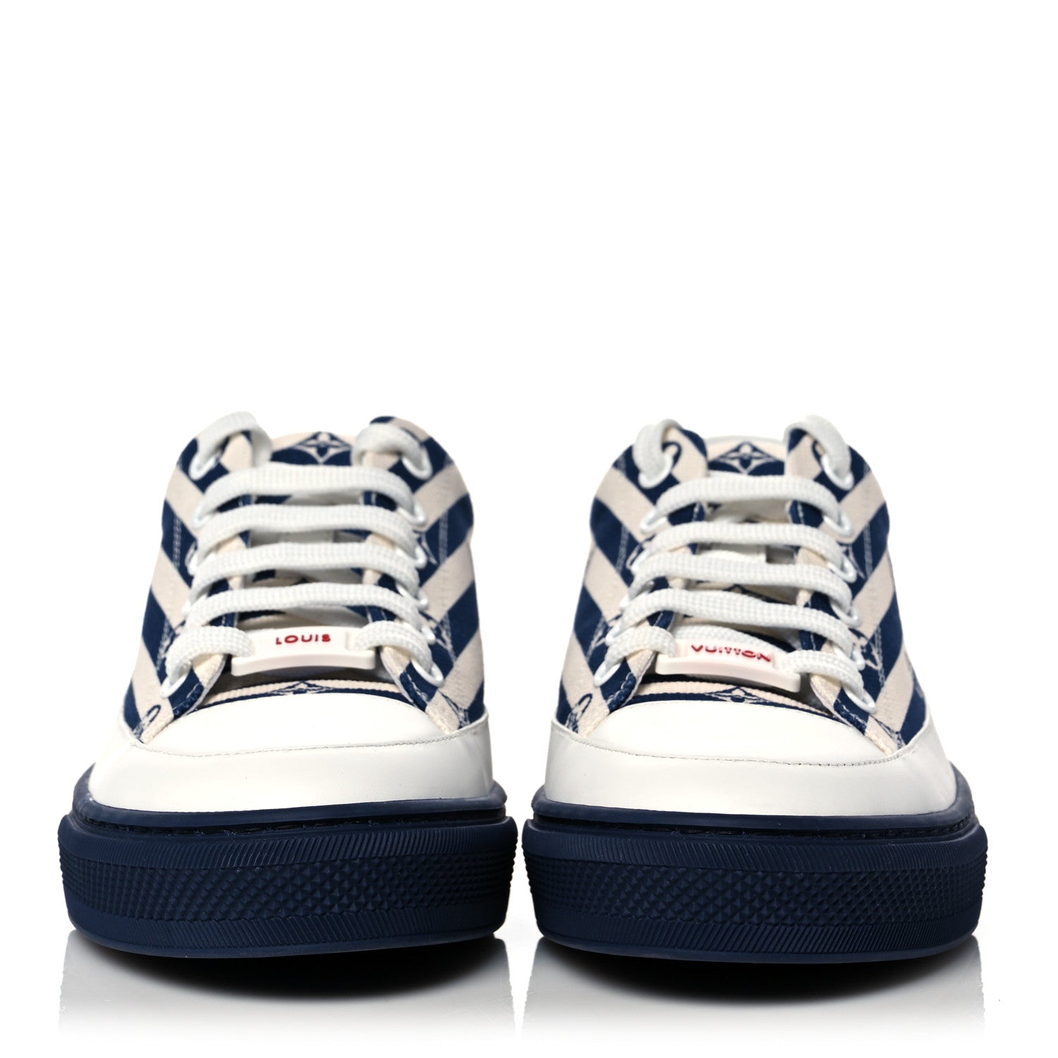 Louis Vuitton Canvas Escale Stellar Sneakers 37.5 Blue 2 of 7