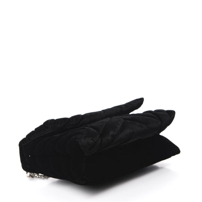 Lanvin Velvet Mini Sugar Flap Shoulder Bag Black 4 of 9