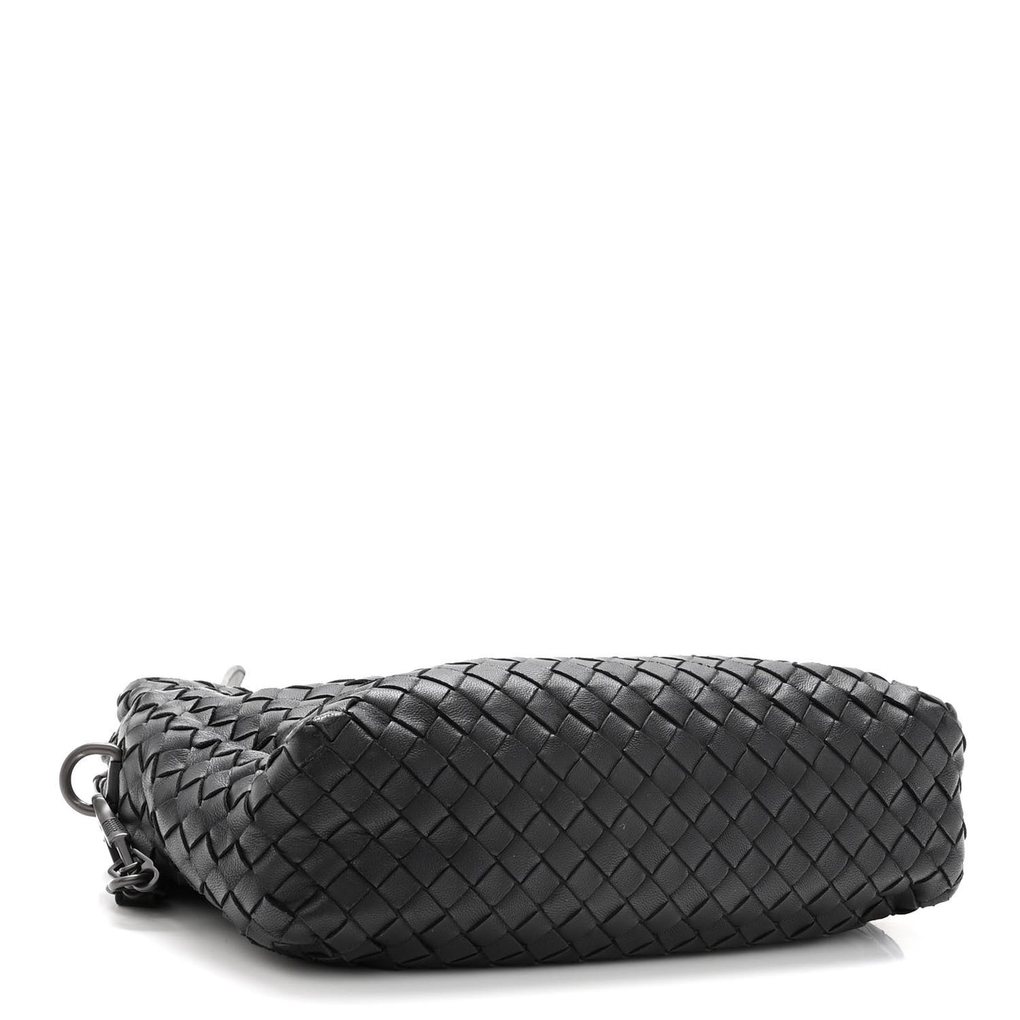 Nappa Intrecciato Crossbody Messenger Black