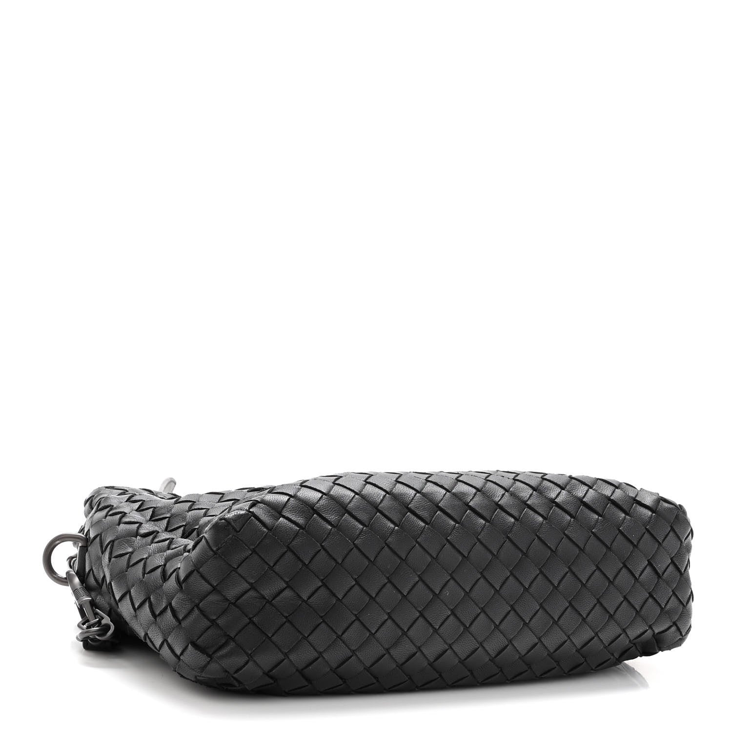 Bottega Veneta Nappa Intrecciato Crossbody Messenger Black 4 of 9