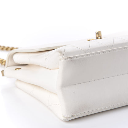 Chanel Lambskin Quilted Small Coco Lux Flap White 8 of 10